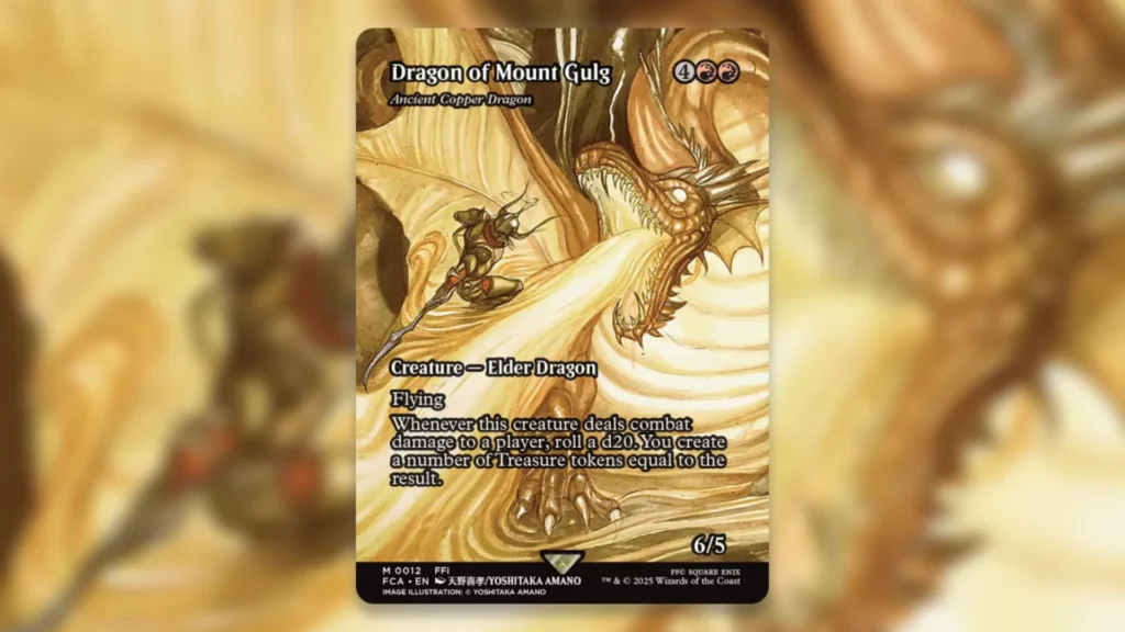 Most Expensive MTG Source Material Cards Ancient Copper Dragon