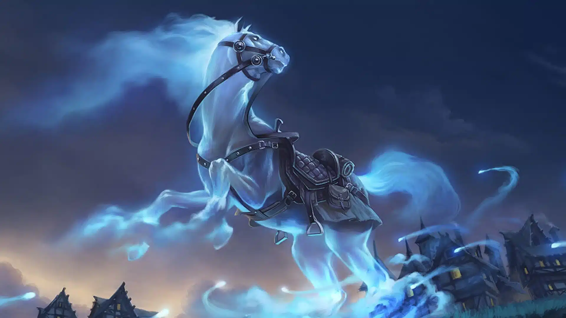 Phantom Steed | D&D Forgotten Realms Commander Decks | Art by Brian Valeza