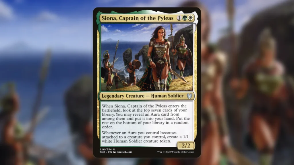Siona Captain of the Pyleas MTG