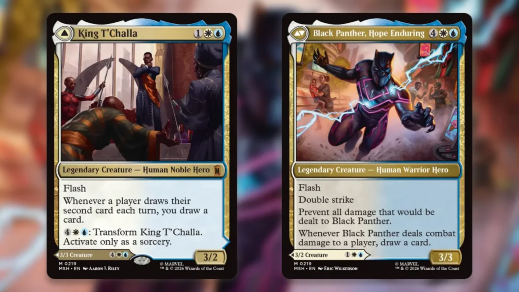 Best Cards Marvel Super Heroes King Tchalla Black Panther Hope Enduring