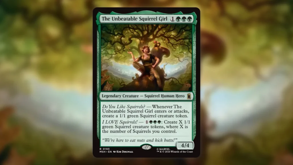 Best MTG Token Commanders The Unbeatable Squirrel Girl