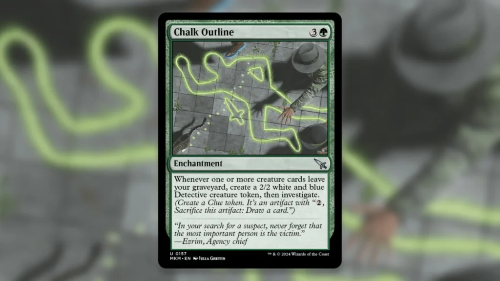 Chalk Outline MTG