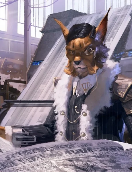 Denry Klin, Editor in Chief | Streets of New capenna Commander Decks | Art by Aaron J. Riley