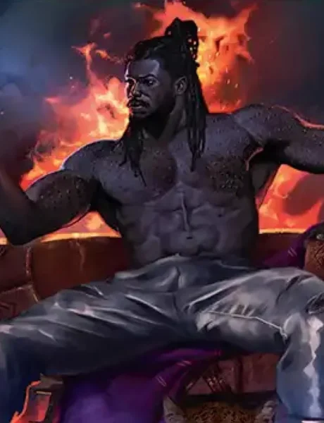 Killmonger, Ruthless Usurper | Marvel Super Heroes Commander | Art by L.A. Draws