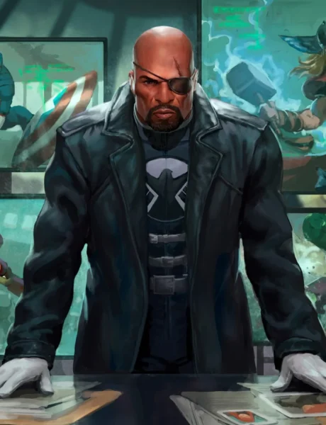 Director Nick Fury | Marvel Super Heroes Commander Decks | Art by Javier Charro