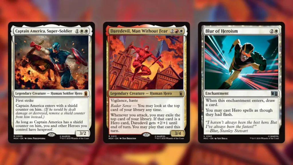 MTG Avengers Assemble Upgrades Hero Typal