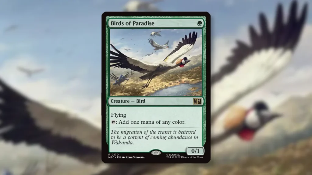 MTG Birds of Paradise