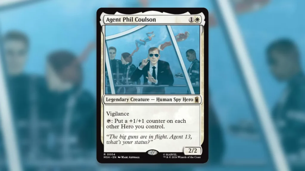 MTG Marvel Super Heroes Debut Spoilers Agent Phil Coulson