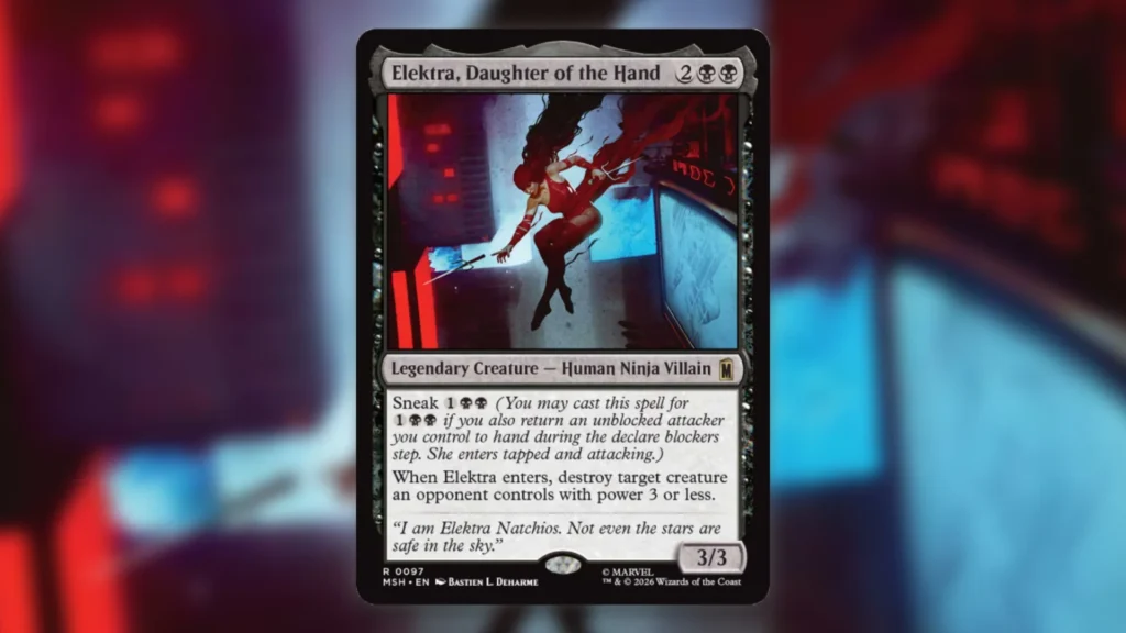 MTG Marvel Super Heroes Debut Spoilers Elektra Daughter of the Hand