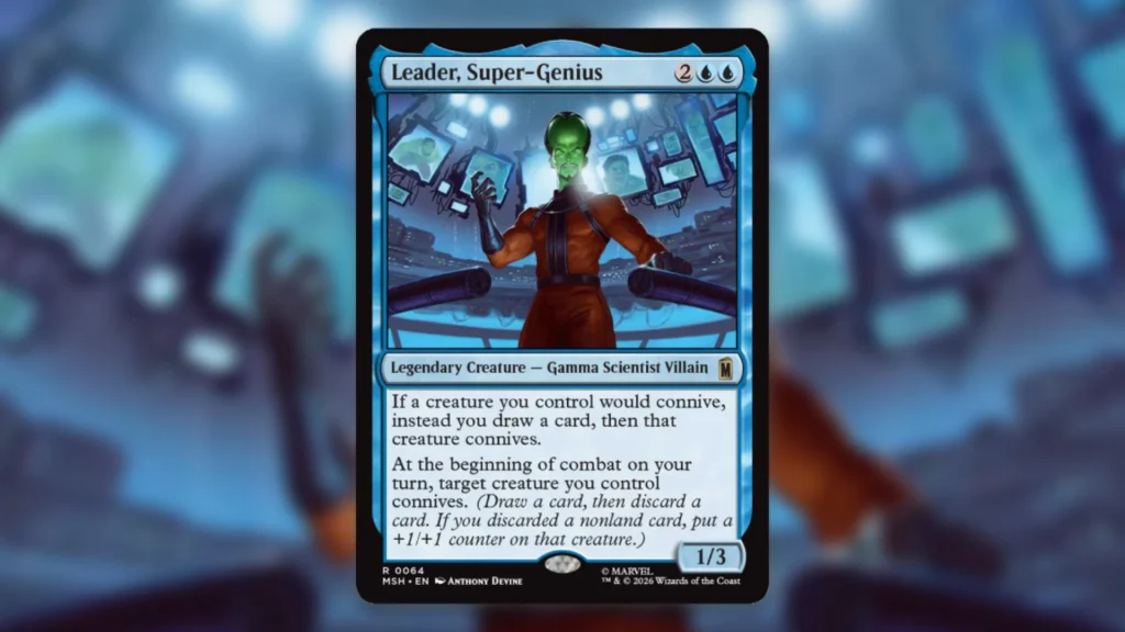 MTG Marvel Super Heroes Debut Spoilers Leader Super-Genius