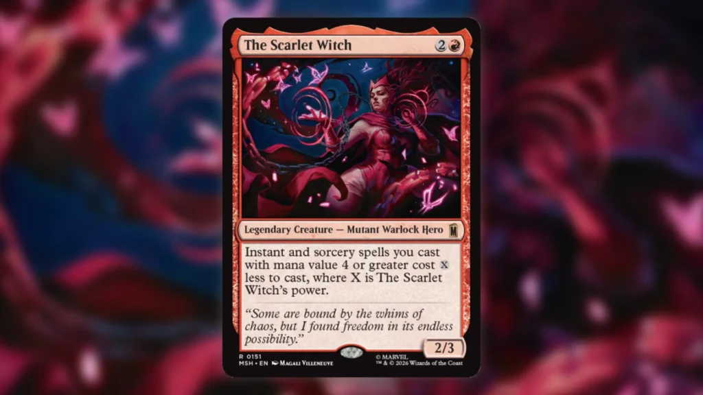 MTG Marvel Super Heroes Debut Spoilers The Scarlet Witch