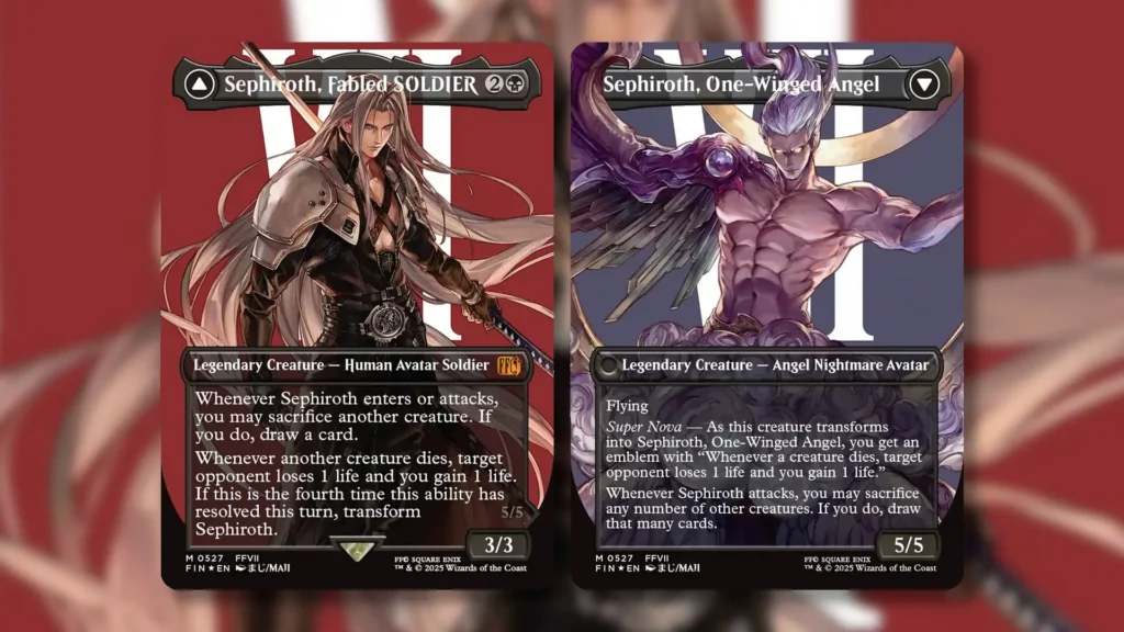 MTG Sephiroth, Fabled SOLDIER