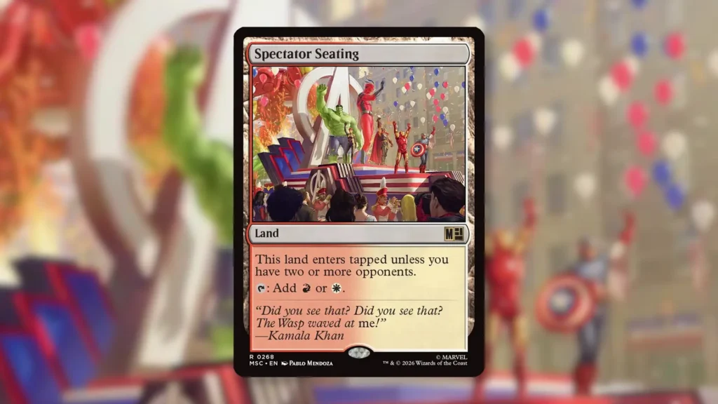 MTG Spectator Seating