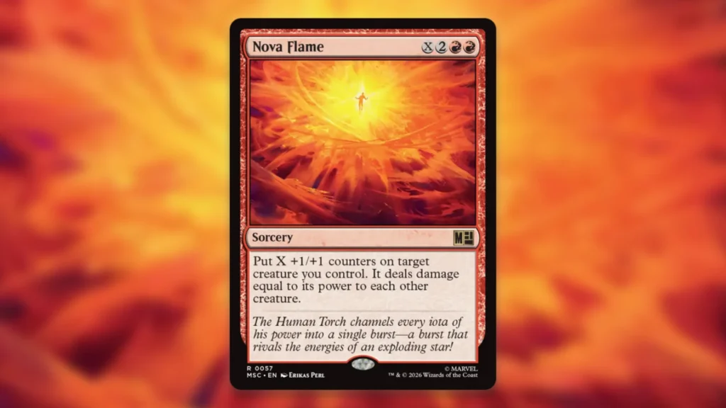 MTG The Fantastic Four Deck Nova Flame