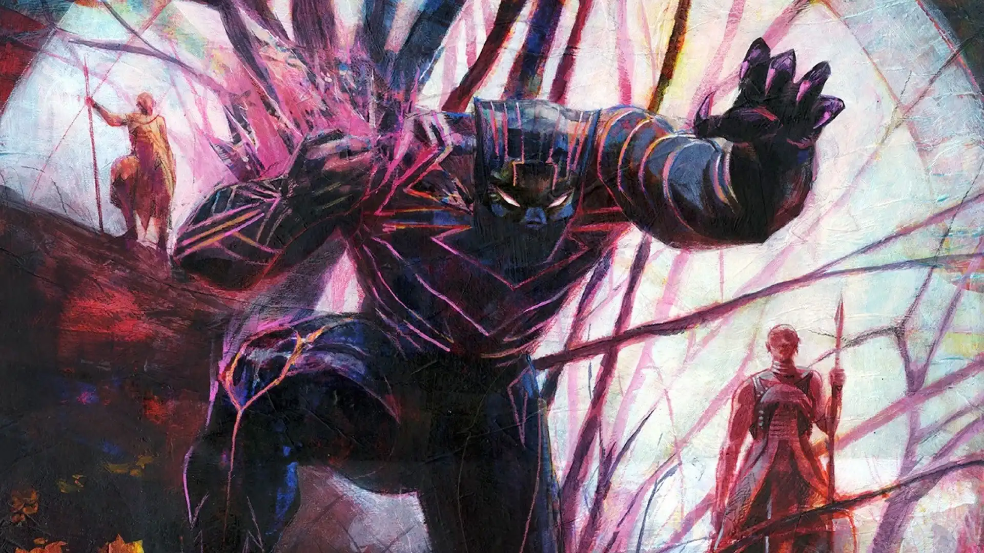 T'Challa, the Black Panther | Marvel Super Heroes Commander Decks | Art by Eli Minaya
