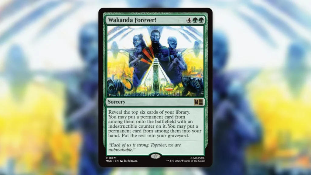 MTG Wakanda Forever Wakanda Forever!