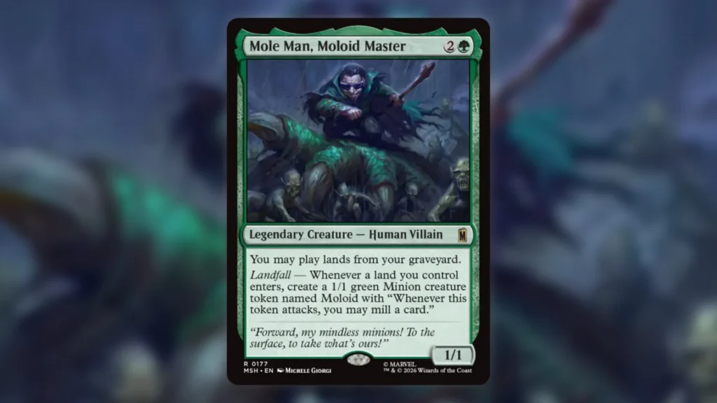 Mole Man Moloid Master MTG