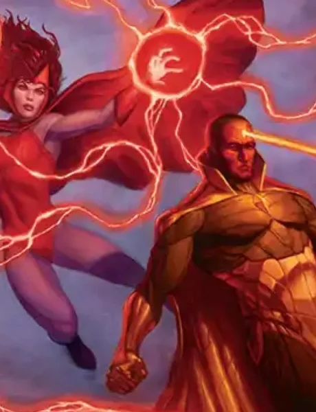 The Vision and Scarlet Witch | Marvel Super Heroes Jumpstart | Art by Tyler Walpole