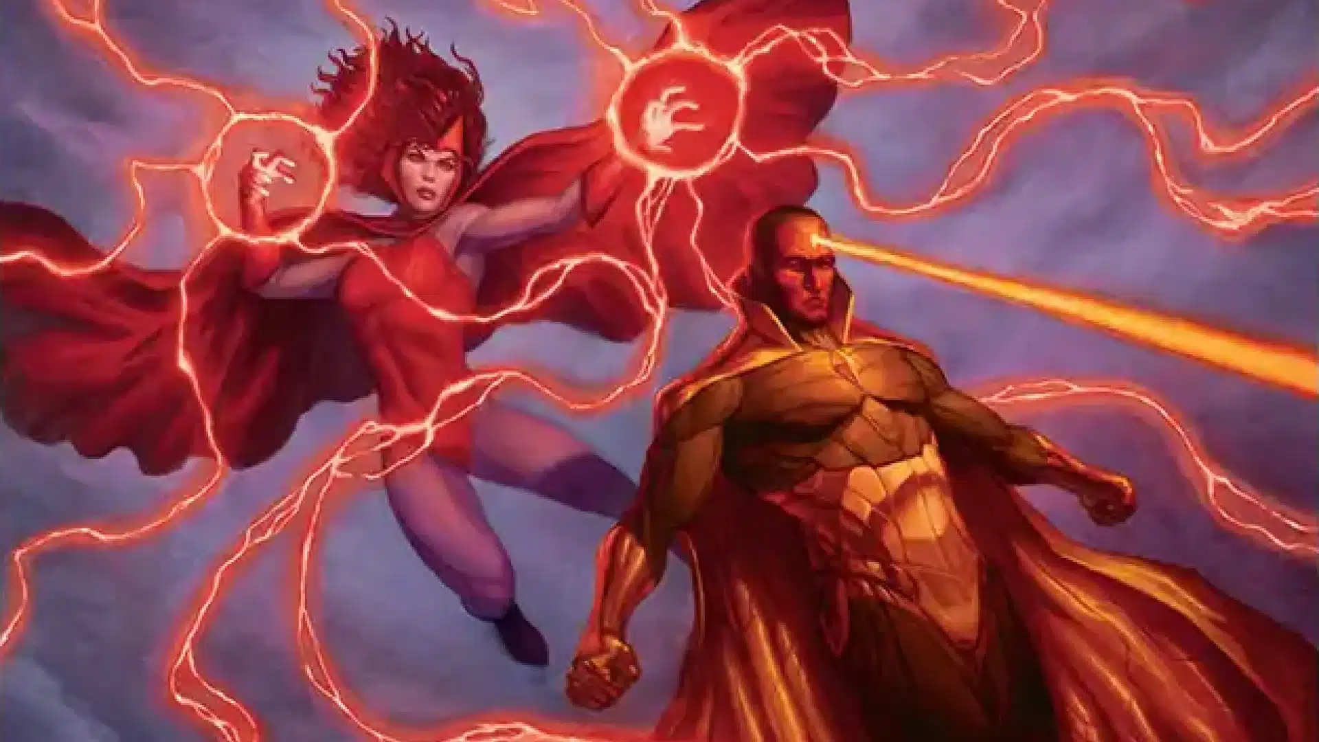 The Vision and Scarlet Witch | Marvel Super Heroes Jumpstart | Art by Tyler Walpole