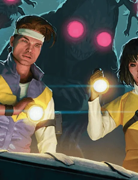 Phenomenon Investigators | Duskmourn: House of Horror Commander | Art by Viko Menezes