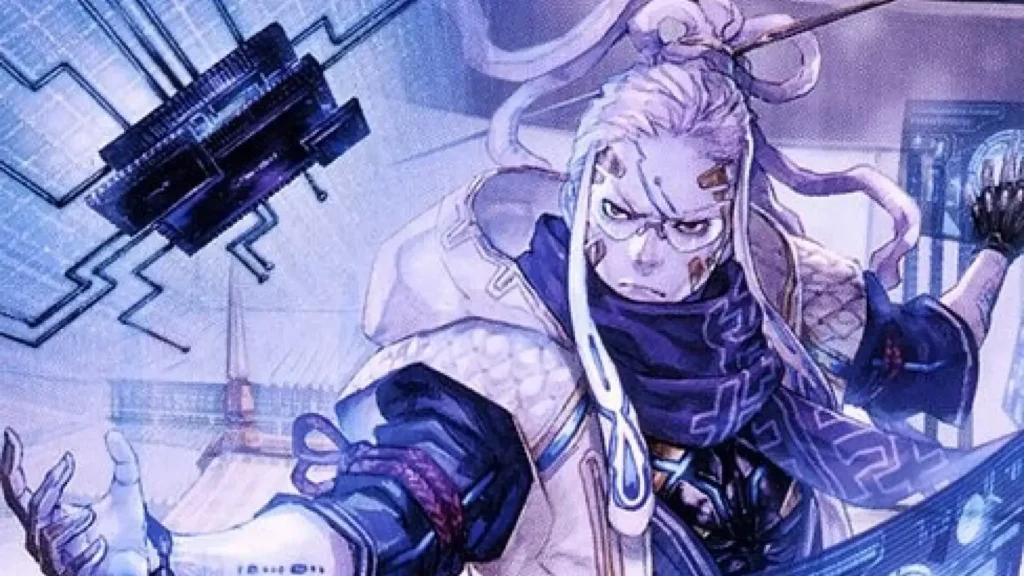 Tameshi, Reality Architect | Kamigawa: Neon Dynasty | Art by Koji Nishino