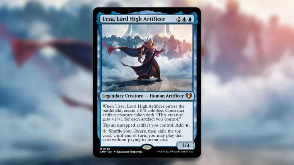 Best MTG Artifact Commanders Urza Lord High Artificer