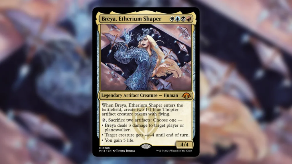Breya Etherium Best MTG Artifact Commanders Shaper