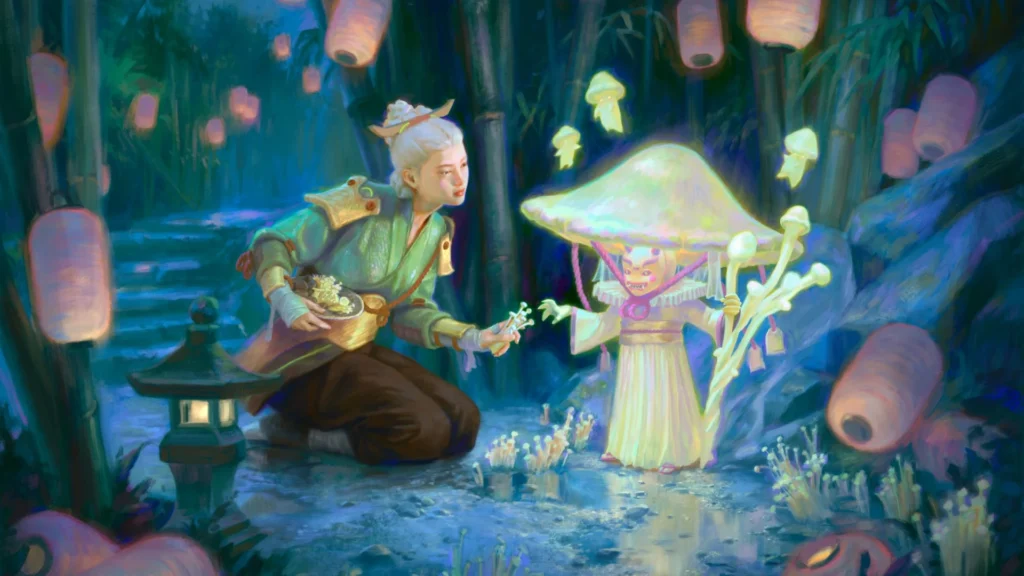 Concord with the Kami | Kamigawa Neon Dynasty Commander Decks | Art by Marta Nael