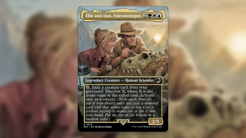 Ellie and Allan Paleontologists MTG