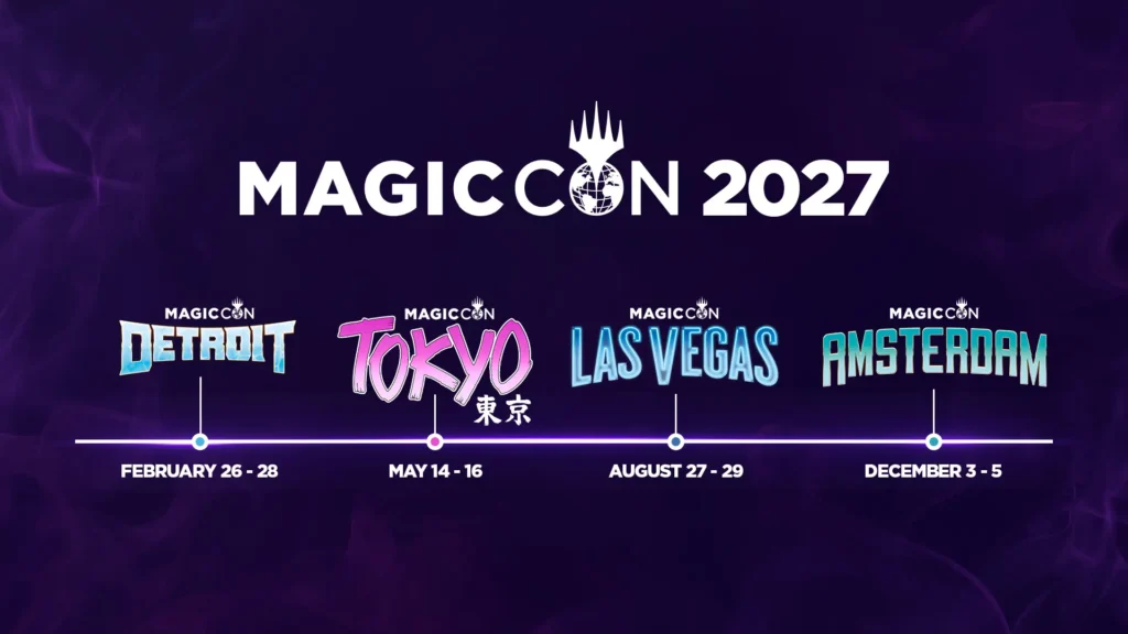 MTG 2027 MagicCon Calendar