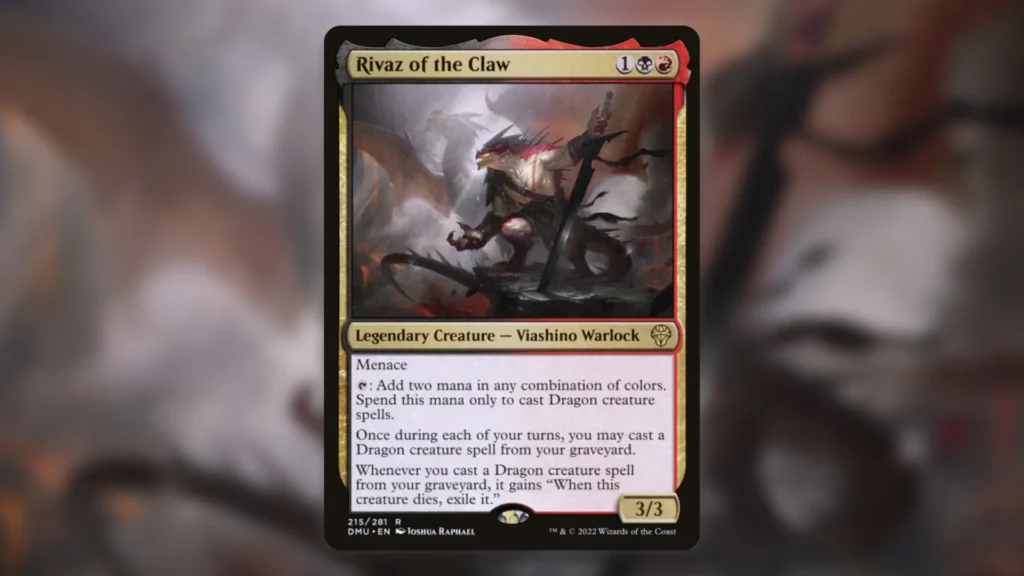 MTG Best Dragons Rivaz of the Claw