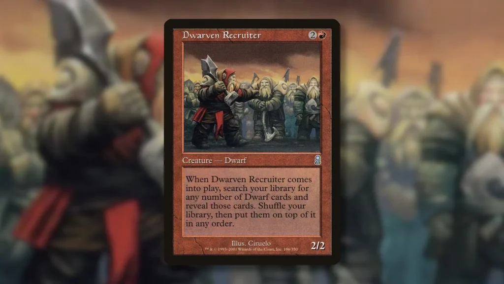 MTG Dwarven Recruiter