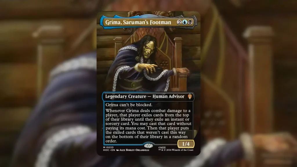 MTG Grima, Saruman's Footman