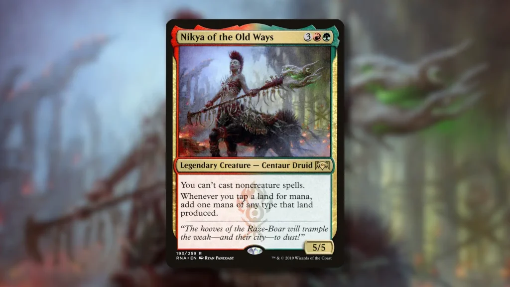MTG Nikya of the Old Ways
