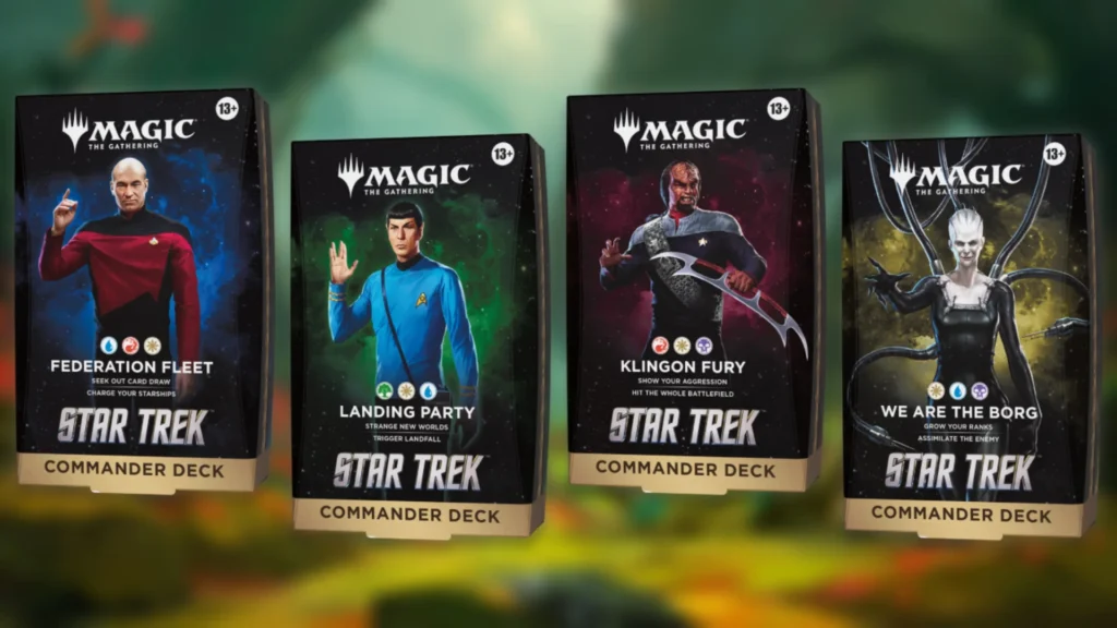MTG Star Trek Commander Decks