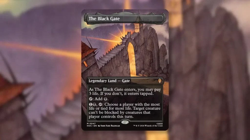 MTG The Black Gate