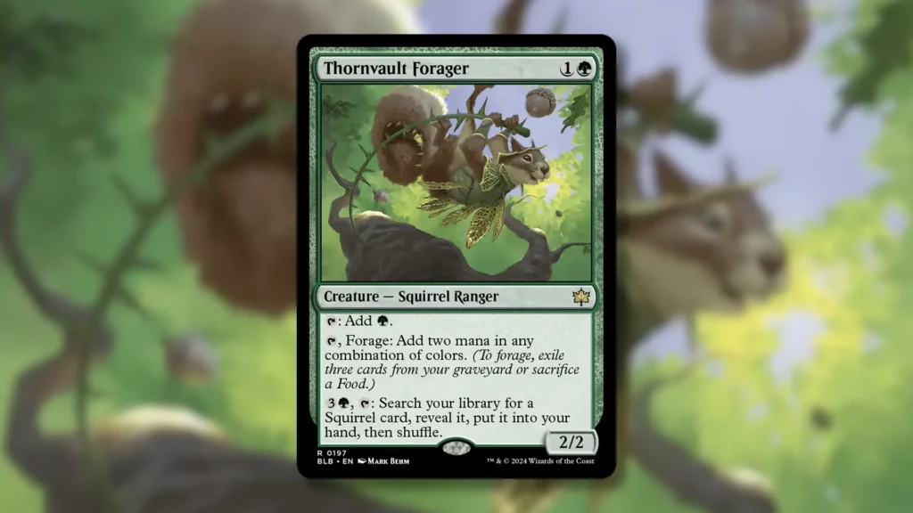 MTG Thornvault Forager