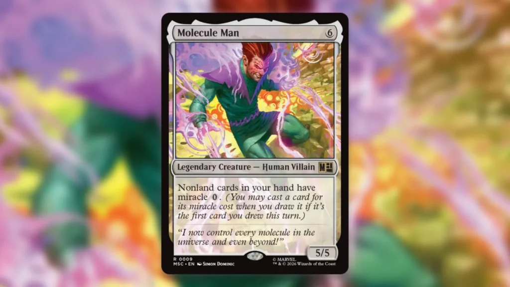 Most Expensive Villains MTG Molecule Man