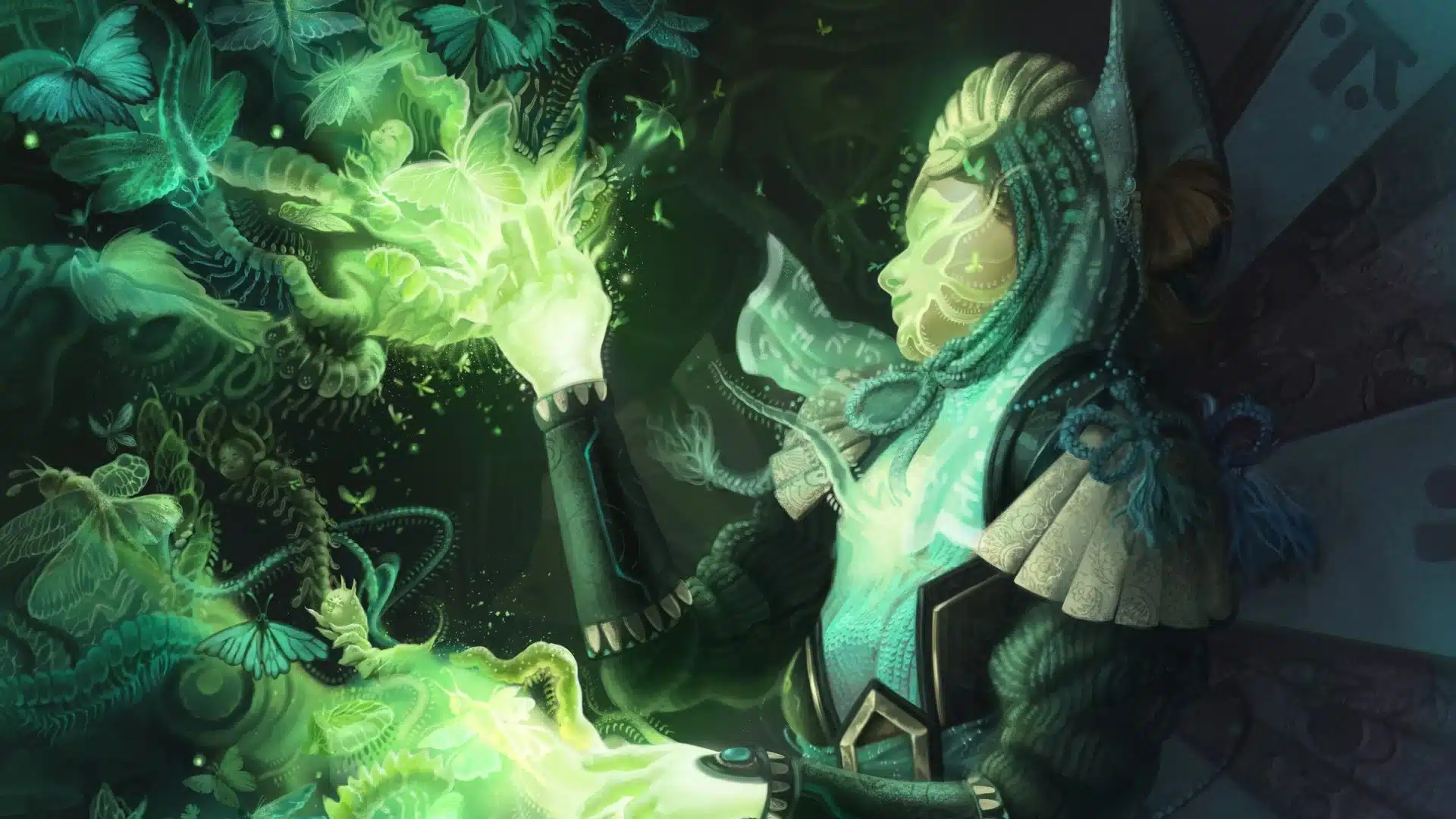 One with the Kami | Kamigawa: Neon Dynasty Commander | Art by Justyna Gil