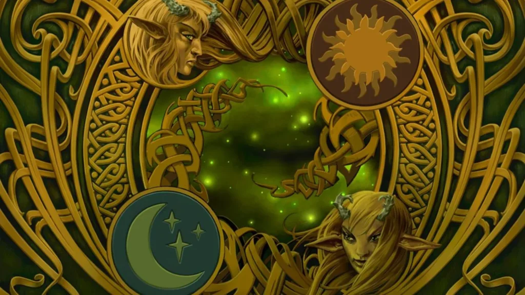 Wheel of Sun and Moon | Shadowmoor | Art by Zoltan Boros & Gabor Szikszai