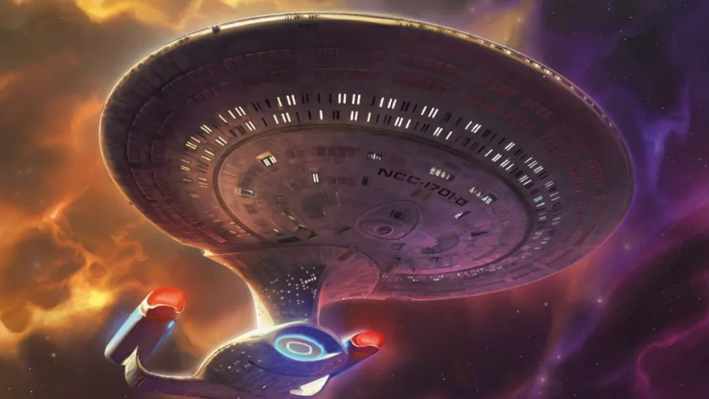 U.S.S. Enterprise-D, Galaxy-Class | Star Trek | Art by Pablo Mendoza