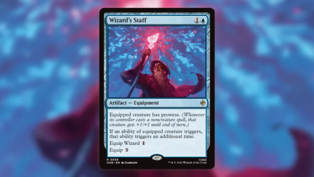 MTG Wizard's Staff