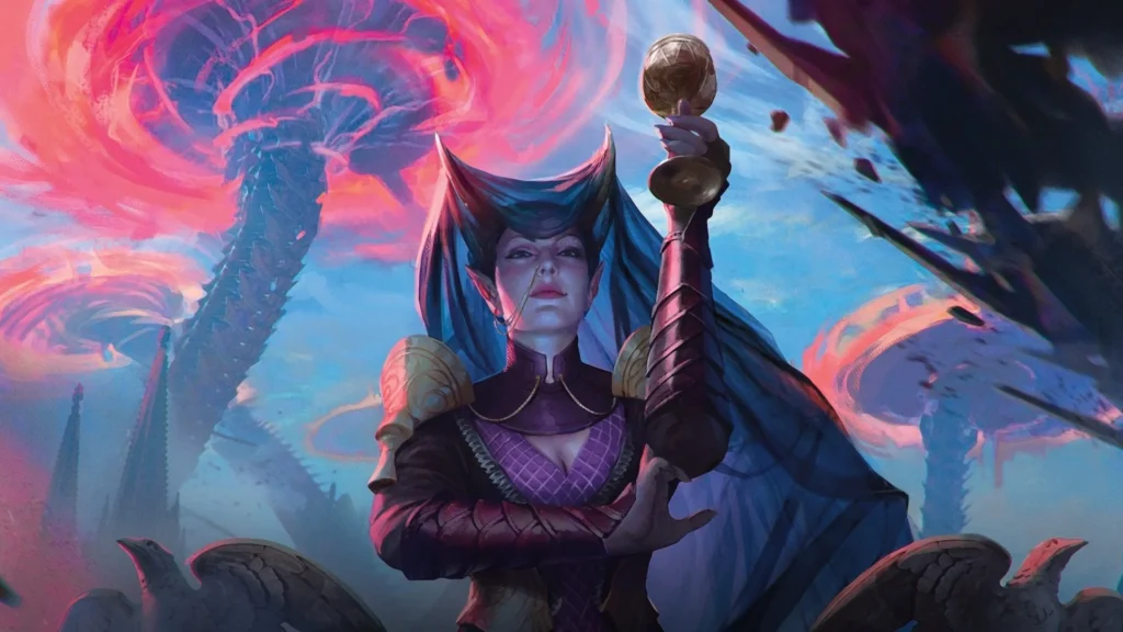 Ayara, Widow of the Realm | March of the Machine | Art by Anna Podedworna