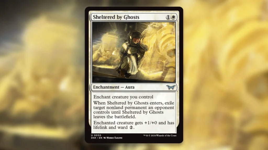 Best Auras MTG Sheltered by Ghosts