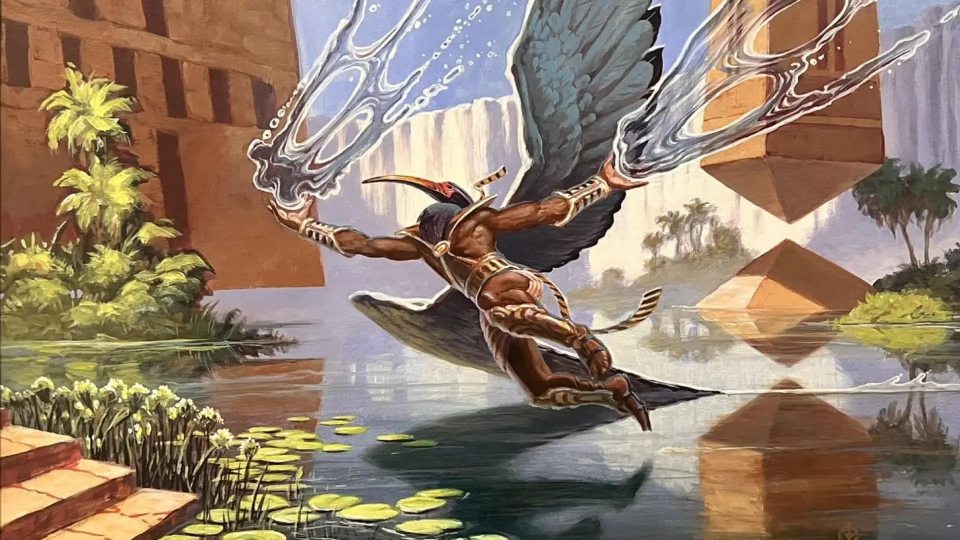 Nadu, Winged Wisdom | Modern Horizons 3 | Art by Daren Bader