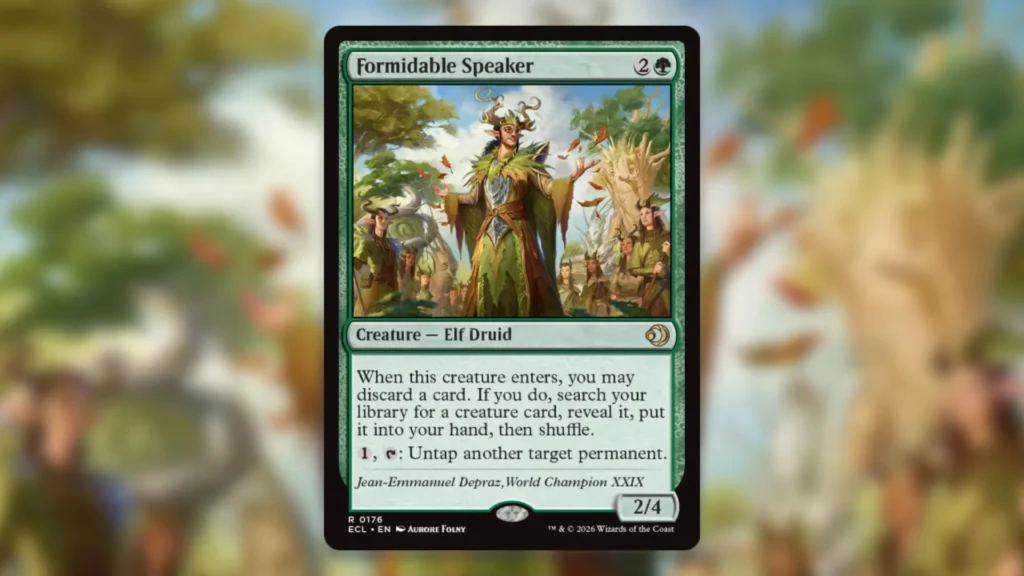 Best MTG Cards 2026 Formidable Speaker