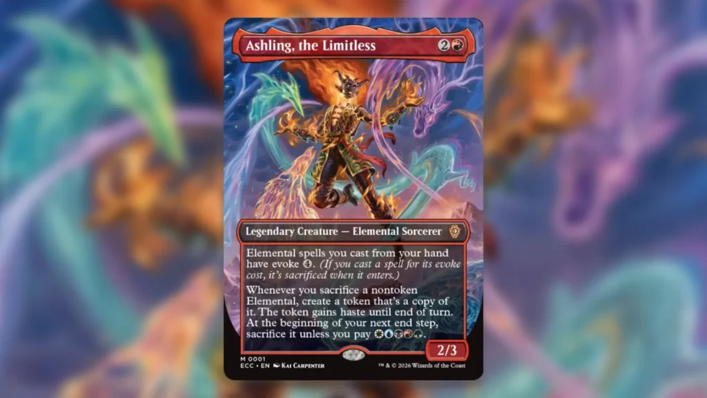 Best MTG Commanders 2026 Ashling the Limitless MTG