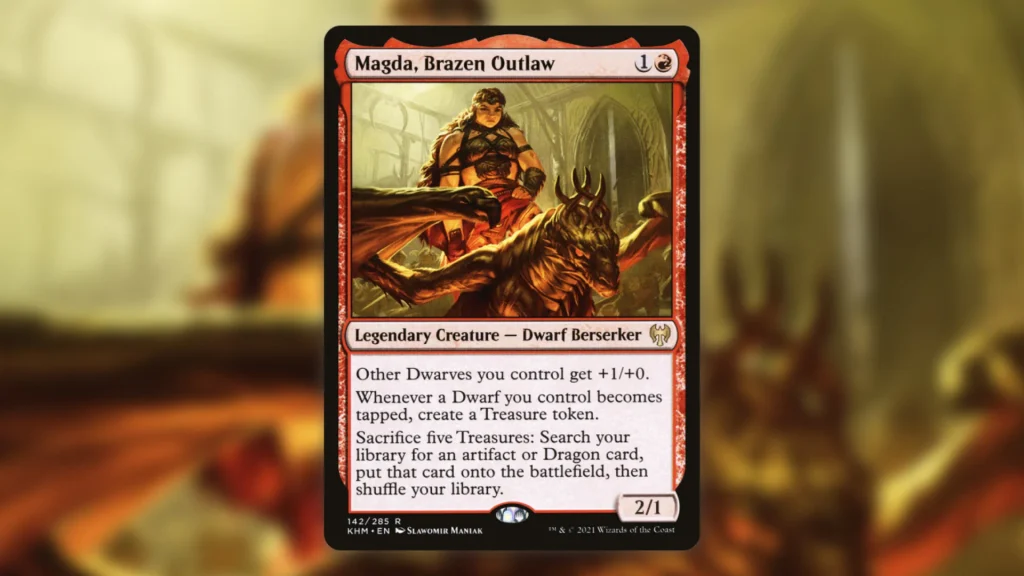Best MTG Treasure Commanders Magda Brazen Outlaw