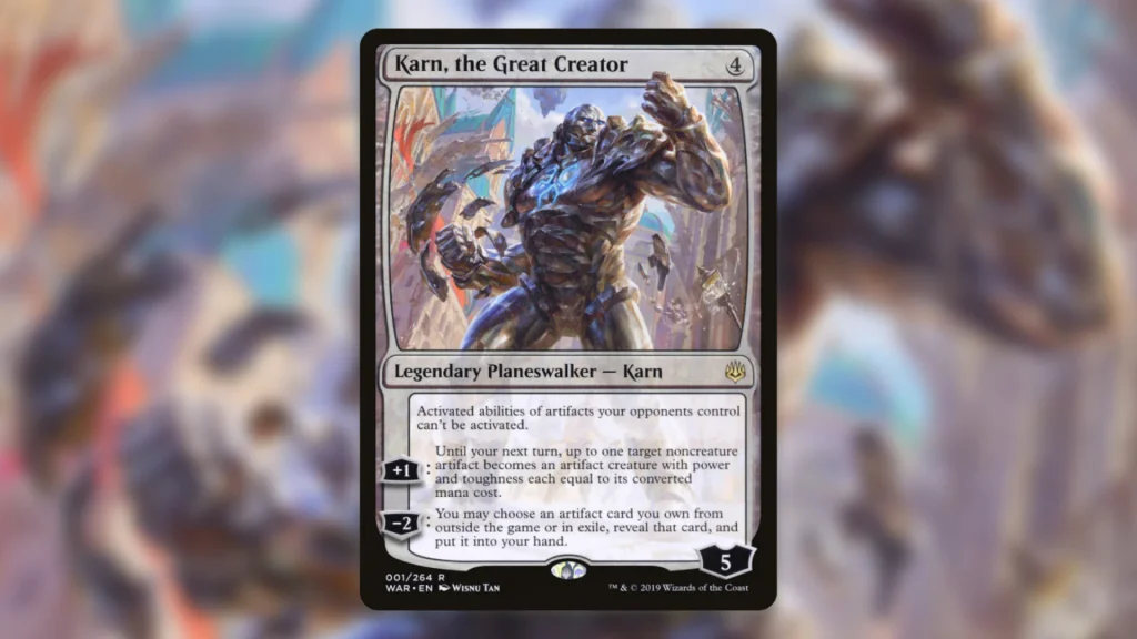 Best Planeswalkers MTG Karn the Great Creator