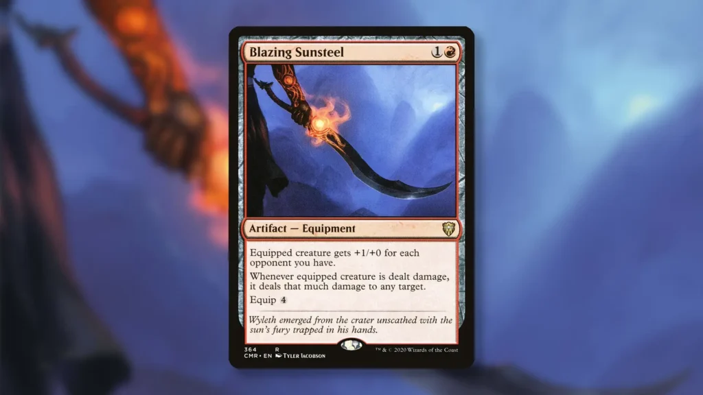 MTG Blazing Sunsteel | Card